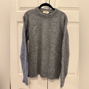 Gray Wool Maison Kitsune Men's Sweater